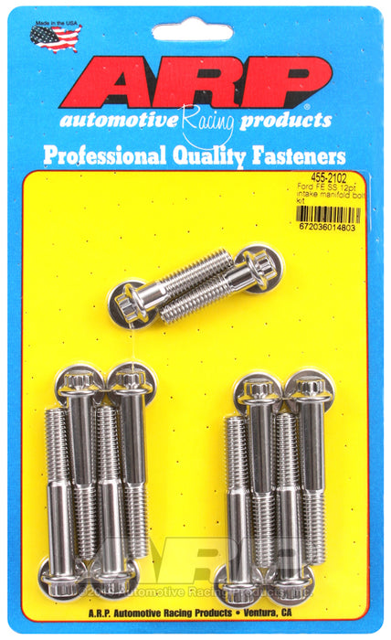 ARP Ford FE SS 12pt intake manifold bolt kit