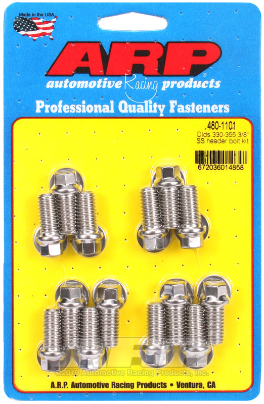 ARP Olds 330-455 3/8" SS header bolt kit