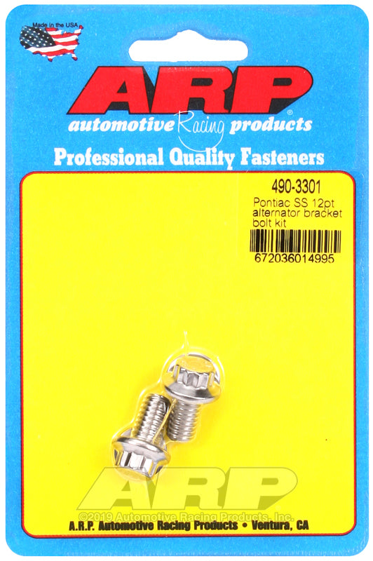 ARP Pontiac SS 12pt alternator bracket bolt kit
