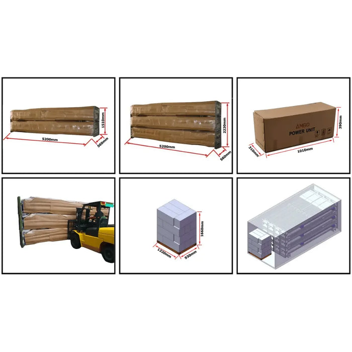 Amgo PRO-12A 12,000 lb 4 Post Lift - Mechanic Super Store