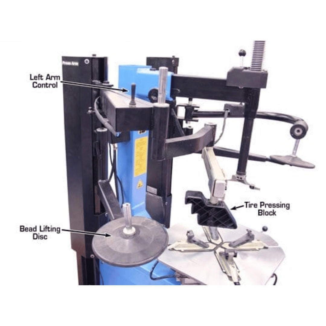 Atlas TC229 Rim-Clamp Tire Changer with Dual Arms