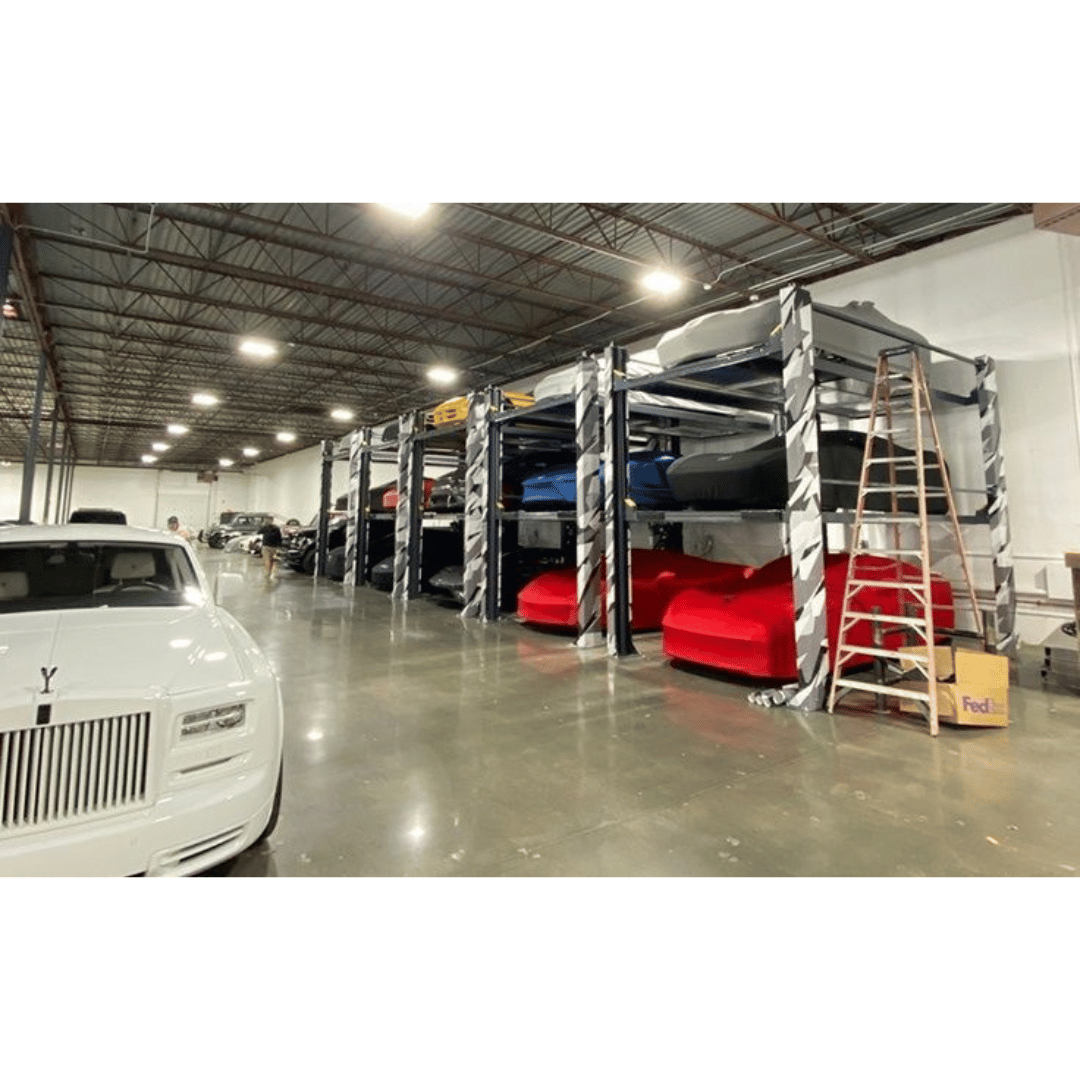 BendPak HD-973PX 9,000 and 7,000 Lb. Capacity Three-Level Parking Lift