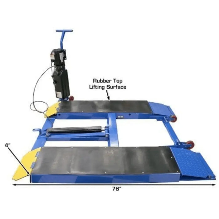 Atlas LR06 Portable Low Rise 6,000 lb Capacity Scissor Lift - Mechanic Super Store