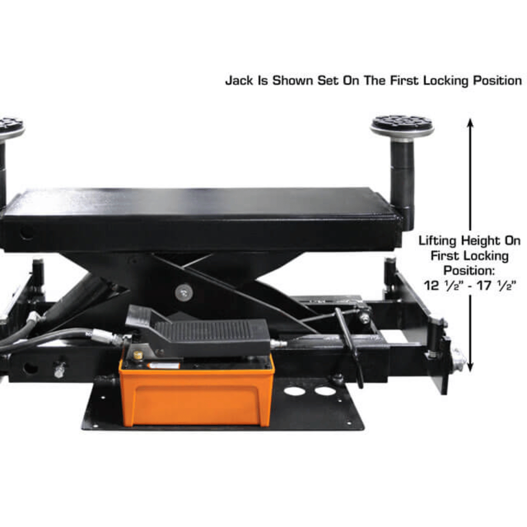 Atlas Garage PRO9000 4 Post Lift + RJ6 Rolling Jacks Combo
