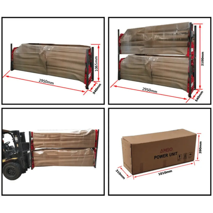 Amgo OH-12S (Short) 12,000 lb 2 Post Lift - Mechanic Super Store