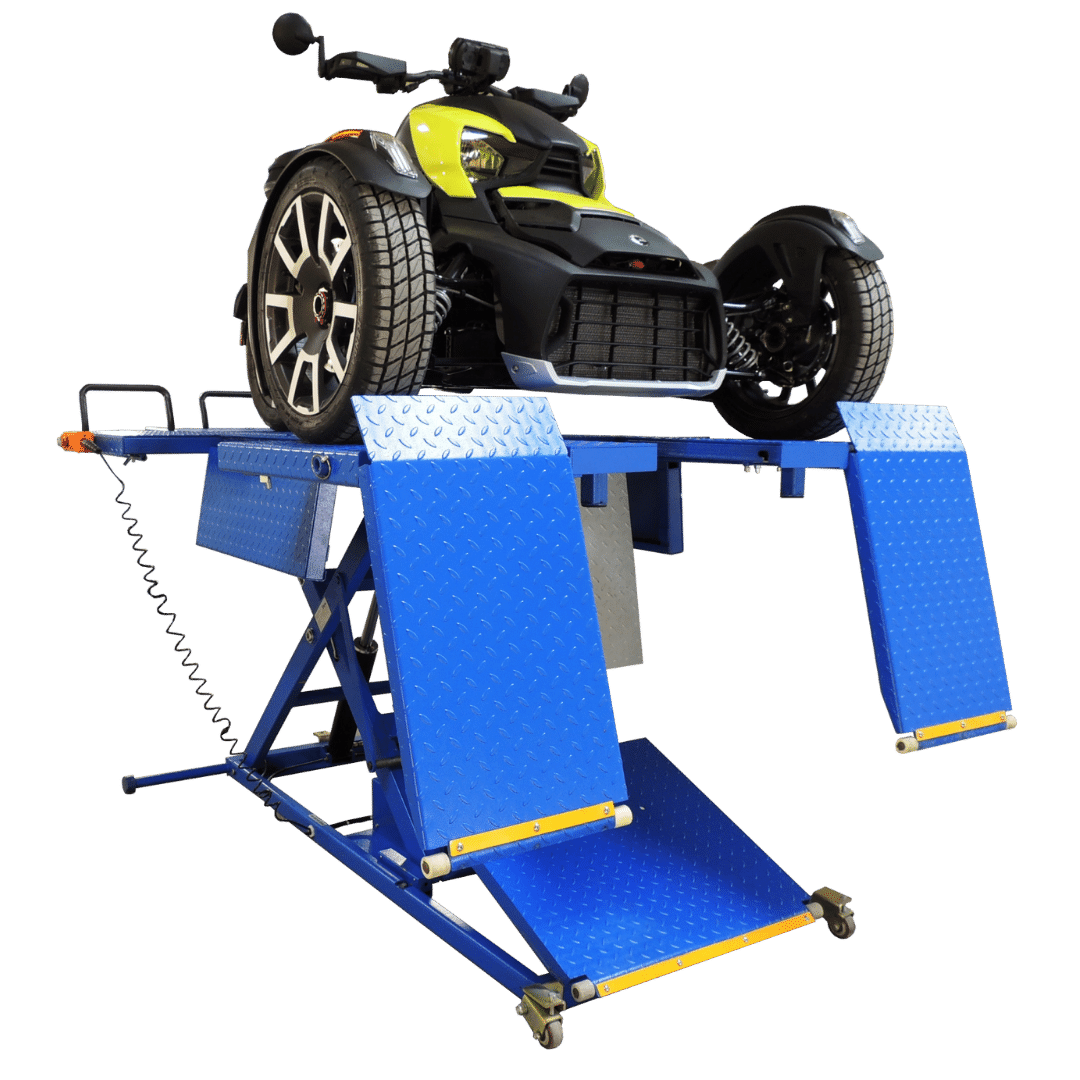 Atv Rack Workbench iDEAL A-2200IEH-XR Electric / Hydraulic ATV Lift Bench – Mechanic Super ...