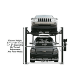 Atlas Garage PRO8000EXT 4 Post Lift + RJ35 Sliding Jacks Combo