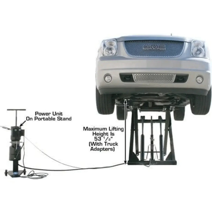 Atlas 6MR Portable Mid-Rise Scissor Lift 6,000 lb Capacity - Mechanic Super Store