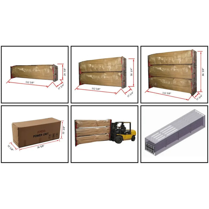 Amgo BP-9 9,000 lb 2 Post Lift - Mechanic Super Store