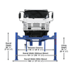Atlas Platinum PVL14 4-Post Lift + RJ7000 Rolling Bridge Jacks ALI Certified Combo
