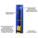 Atlas Platinum PVL12 ALI Certified Commercial Overhead 12,000 lb. Capacity 2 Post Car Lift - Mechanic Super Store