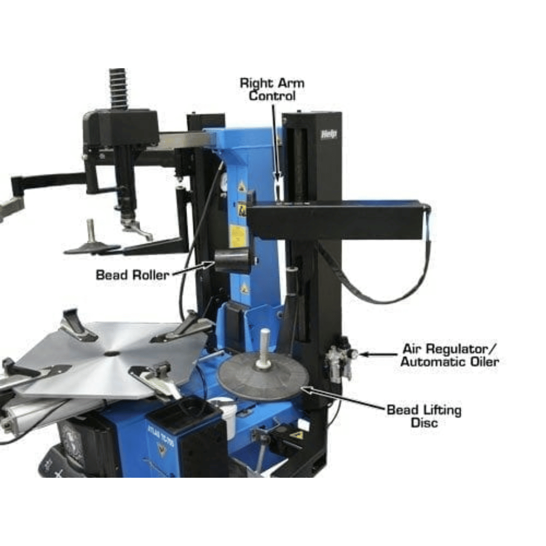 Atlas TC755 Tire Changer with Dual Arms