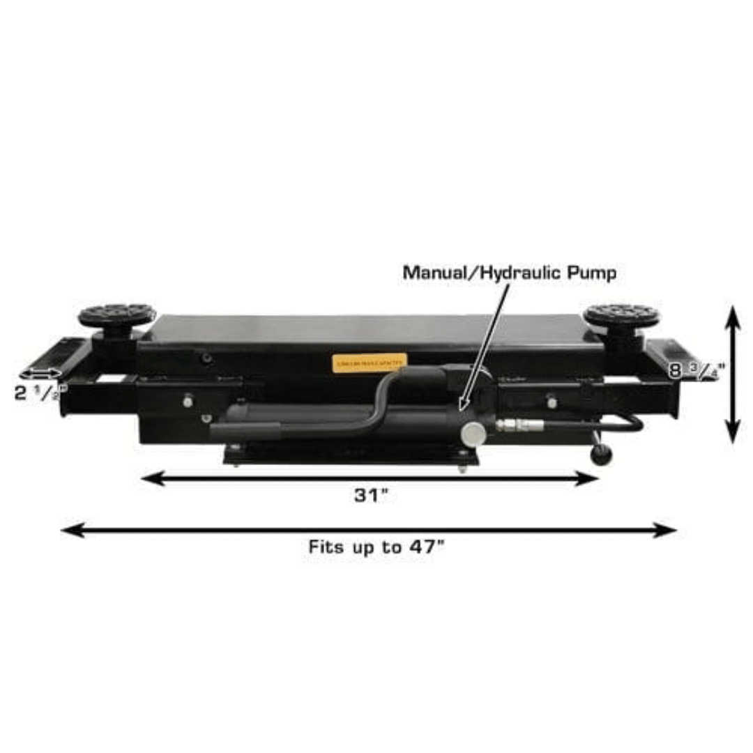Atlas Garage PRO8000EXT-L 4 Post Lift + RJ35 Sliding Jacks Combo