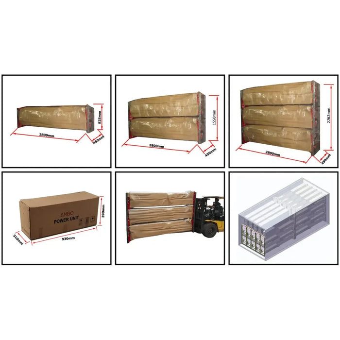 Amgo OH-9 9,000 lb 2 Post Lift - Mechanic Super Store