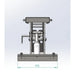 Katool KT-RJ50 Rolling Jack drawing from the side showcasing the main cylinder.
