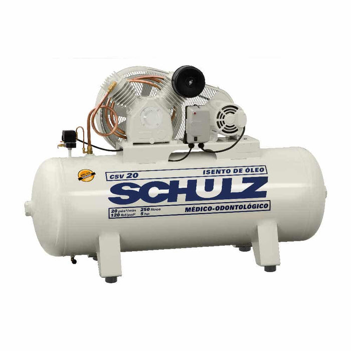 Schulz Schulz 560HV20-3 5HP 60gal horizontal two-stage electric air compressor
