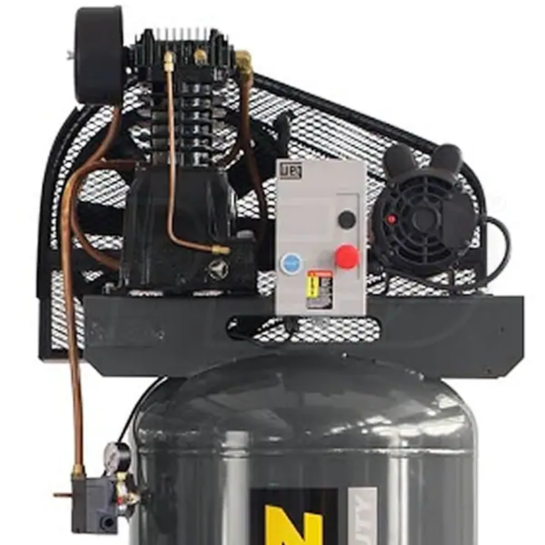 Schulz 580VL20X-1 L-Series 5-HP 80-Gallon Two-Stage Air Compressor (230V 1-Phase)