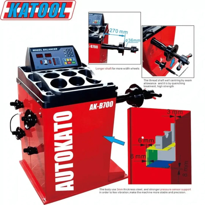 Katool Tire Changer KT-T850 & Wheel Balancer KT-B700 Combo - Mechanic Super Store