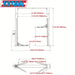 Katool KT-M110 11,000 lbs 2 Post Clear-floor Professional Vehicle Lift diagram showing all the measurements outlined in the specification sheet - mechanic superstore.