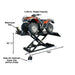 Atlas HI-RISE 1500 Motorcycle/ATV Lift 1,500 lb Capacity - Mechanic Super Store