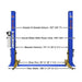 Atlas Platinum PVL9BP 9000 lb Certified Baseplate Lift - Mechanic Super Store
