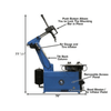 Atlas TC755 Tire Changer + WB49-2 Wheel Balancer Combo Package