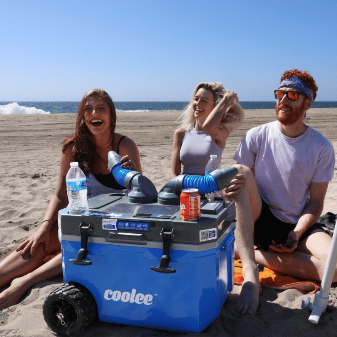 Coolee CL-50R - Ultimate Portable Air Conditioner and Drink Cooler