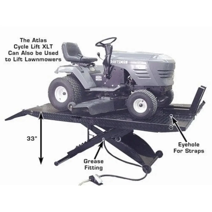 Atlas Cyclelift XLT 1,000 lb. Air-Operated Motorcycle and ATV Lift - Mechanic Super Store