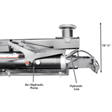 Atlas Platinum PVL14 4-Post Lift + RJ7000 Rolling Bridge Jacks ALI Certified Combo