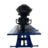 Tuxedo M-1500C-HR 1,500 lb High Rise Motorcycle Lift Bench - Vise, Sides, Balance Bar, Pump