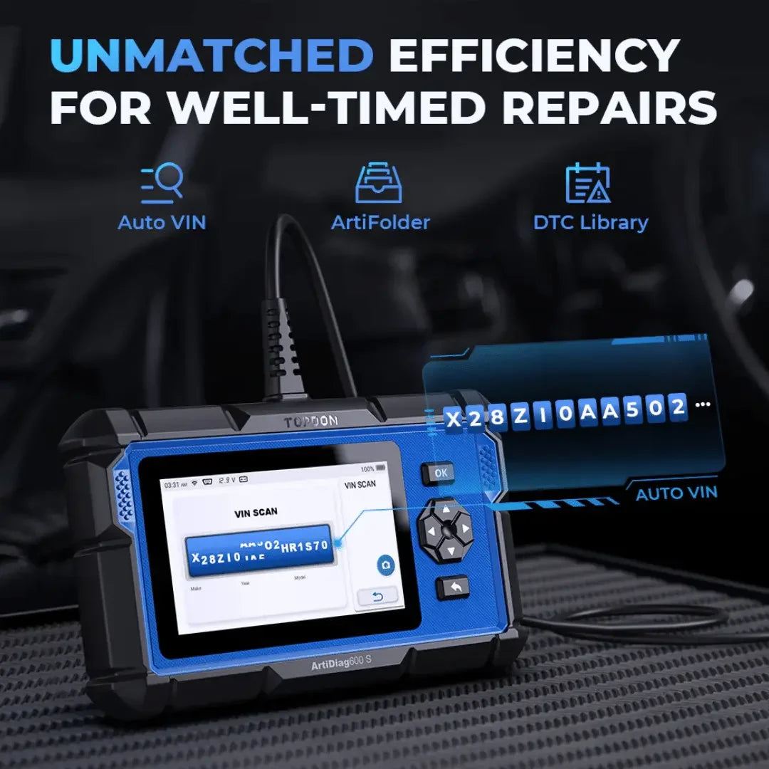 Topdon USA ArtiDiag600 S Mid-Level Diagnostic Scanner – Mechanic Topdon USA ArtiDiag600 S Mid-Level Diagnostic Scanner – Mechanic