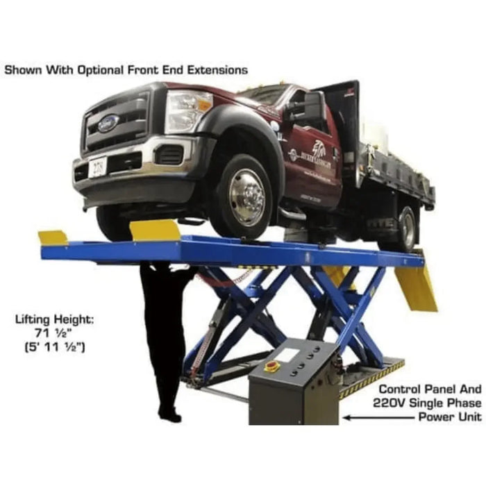 Atlas PX16A Scissor Alignment Lift and RJ8 Rolling Jack Combo - Mechanic Super Store