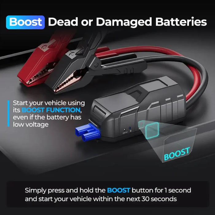 Topdon USA V2200Plus 2-in-1 Jump Pack & Battery Tester - Mechanic Super Store