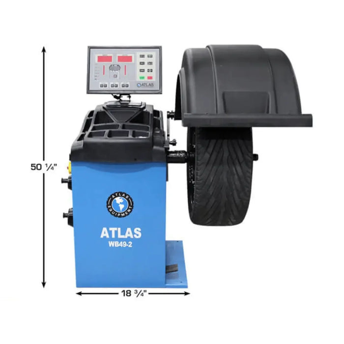 Atlas TC755 Tire Changer + WB49-2 Wheel Balancer Combo Package - Mechanic Super Store
