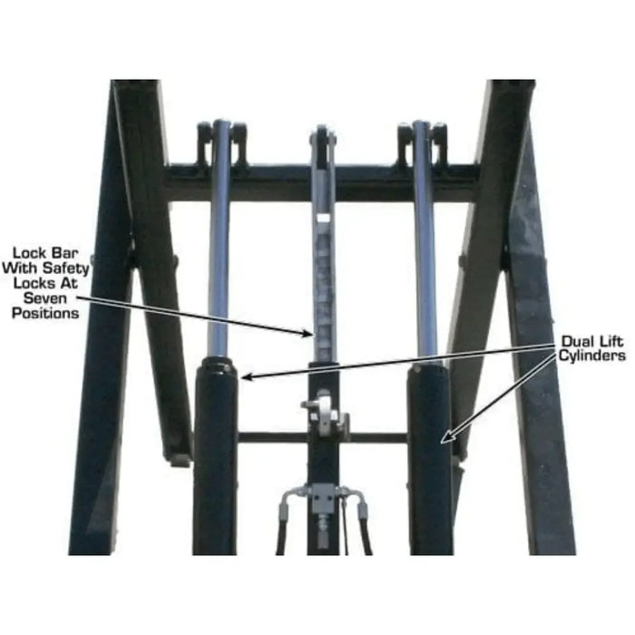 Atlas 6MR Portable Mid-Rise Scissor Lift 6,000 lb Capacity - Mechanic Super Store