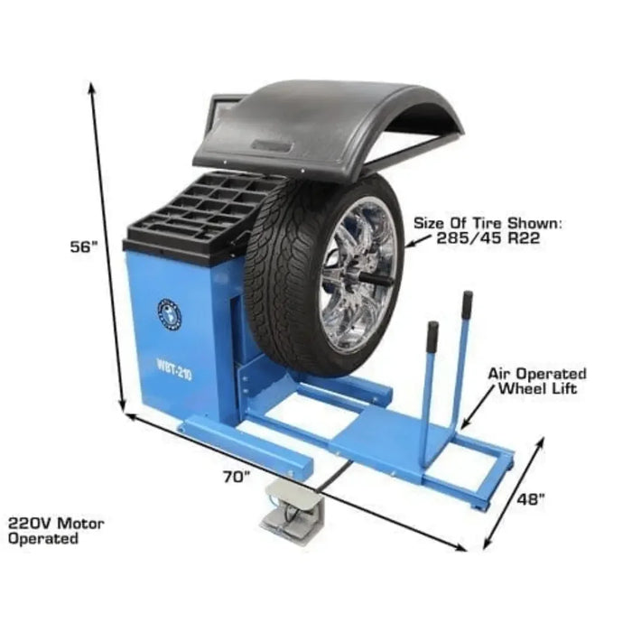 Atlas TTC303 Tire Changer + WBT-210 Balancer Combo Package - Mechanic Super Store