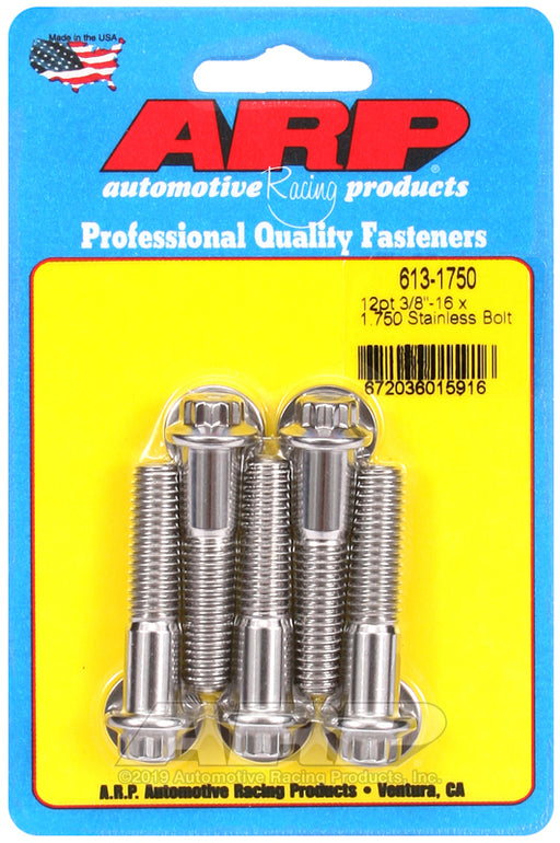 ARP 3/8-16 x 1.750 12pt SS bolts