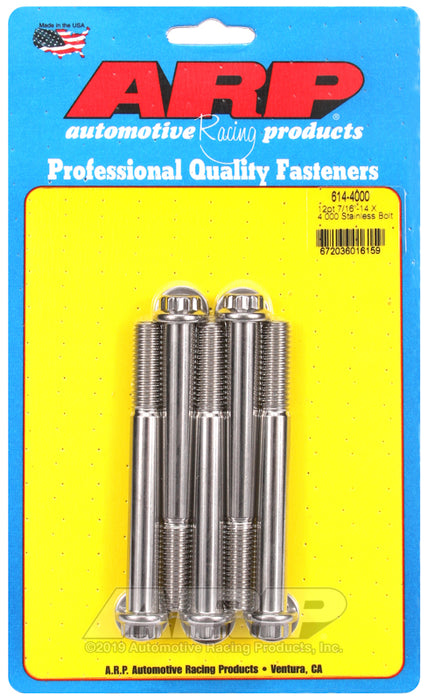ARP 7/16-14 X 4.000 12pt 1/2 wrenching SS bolts