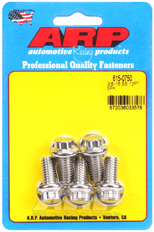 ARP 3/8-16 x 0.750 12pt 7/16 wrenching SS bolts