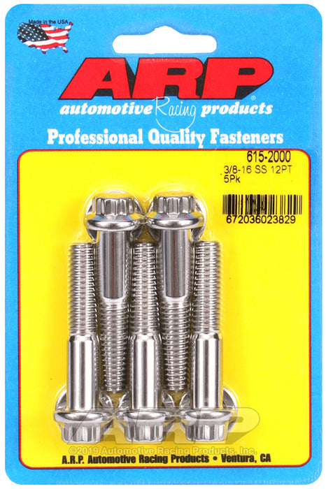 ARP 3/8-16 x 2.000 12pt 7/16 wrenching SS bolts