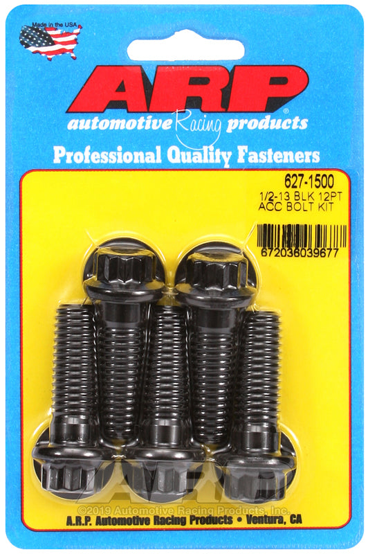 ARP 1/2-13 x 1.500 12pt black oxide bolts
