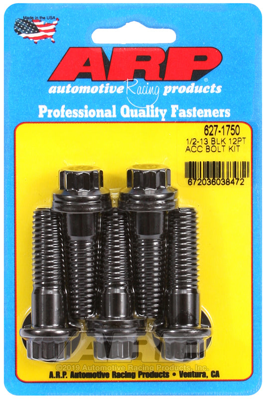 ARP 1/2-13 x 1.750 12pt black oxide bolts