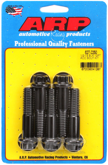 ARP 1/2-13 x 2.250 12pt black oxide bolts