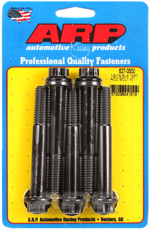 ARP 1/2-13 x 3.500 12pt black oxide bolts