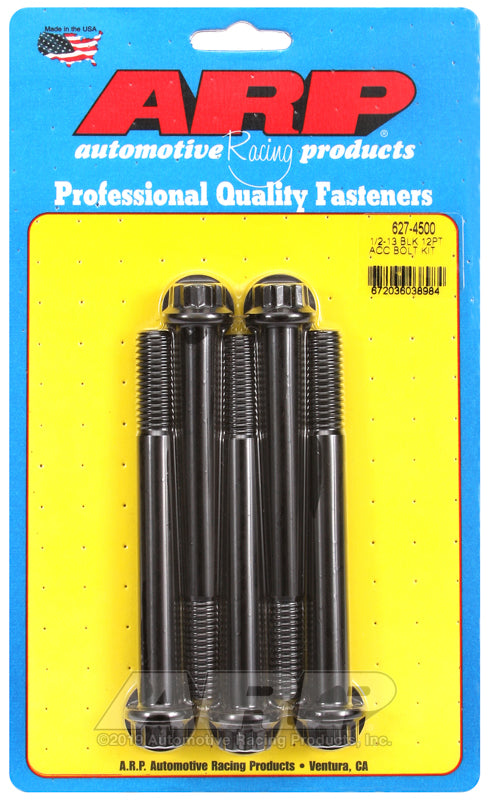 ARP 1/2-13 x 4.500 12pt black oxide bolts