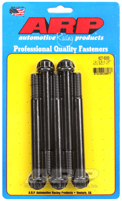 ARP 1/2-13 x 5.000 12pt black oxide bolts