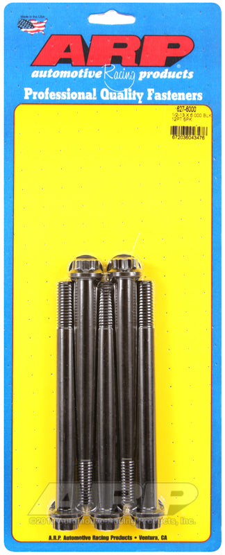 ARP 1/2-13 x 6.000 12pt black oxide bolts