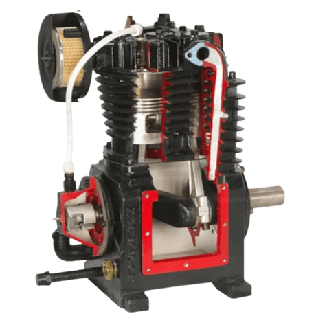 BelAire Iron Series 10-HP 120-Gallon Two-Stage Cast Iron Air Compressor (460V 3-Phase)