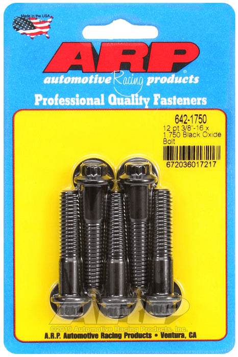 ARP 3/8-16 x 1.750 12pt black oxide bolts