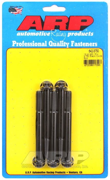 ARP 3/8-16 x 3.750 12pt black oxide bolts